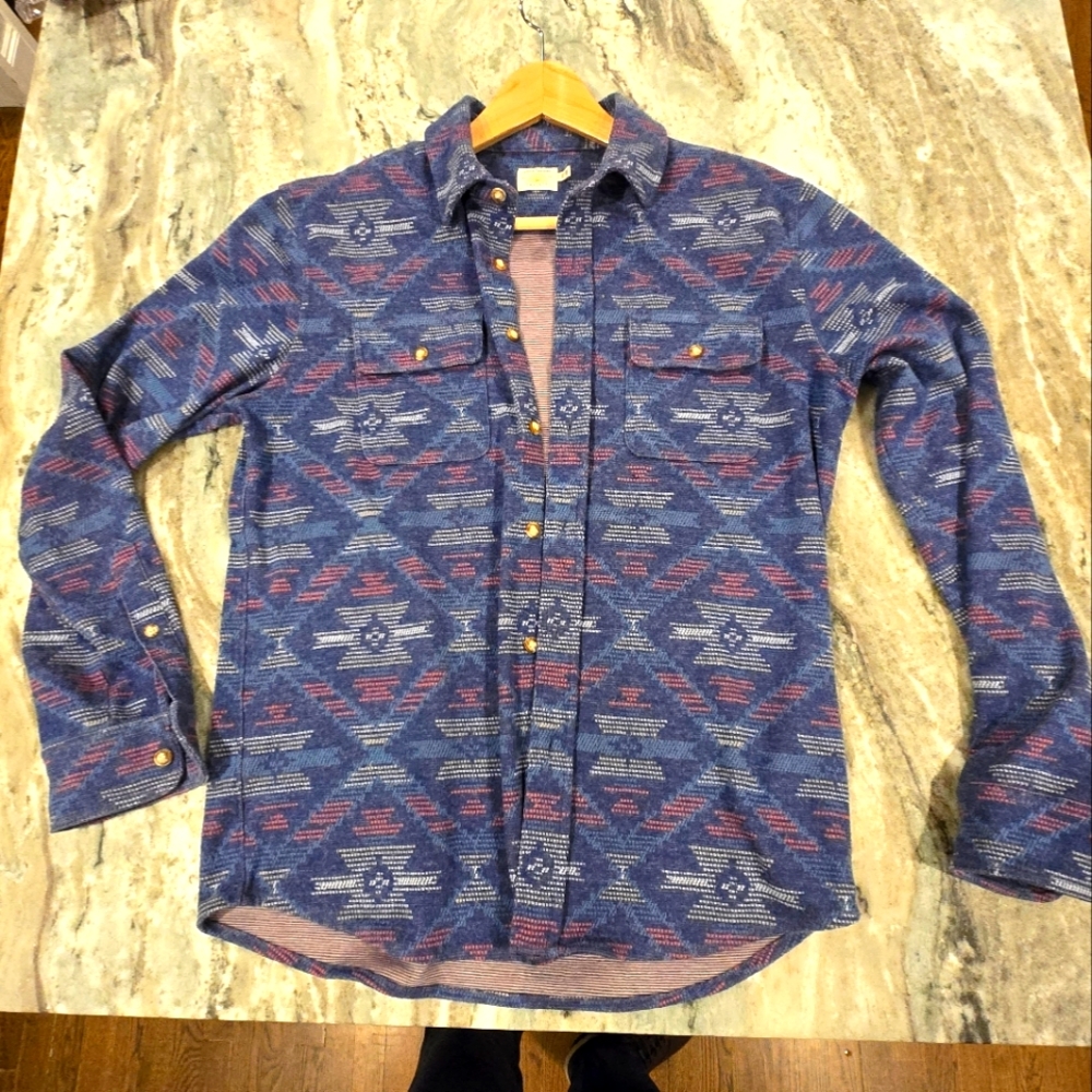 Faherty Doug Good Feather Legend™ Sweater Shirt - Western Jewel Sky - Medium